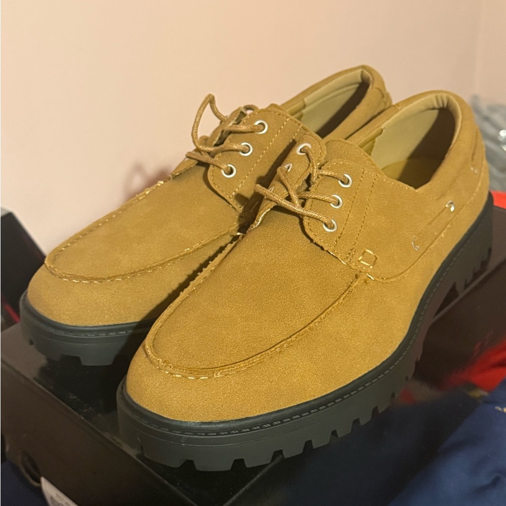 Fashion Nova Men's Brown Boat Shoes
